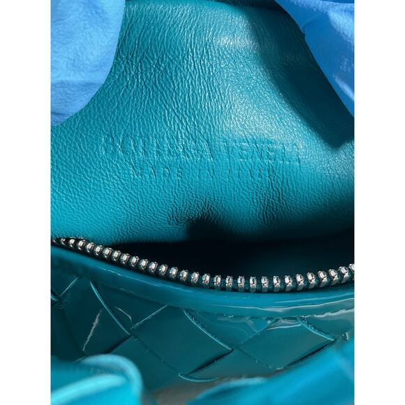 Bottega Veneta Mini 'Jodie' Blue Leather Bag - Picture 9 of 11